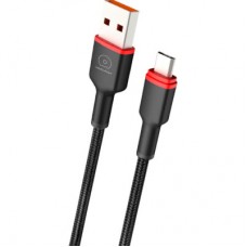 Дата кабель USB-C to USB-C 1.0m 2.4A X203 black WUW (6972573336203) - Фото