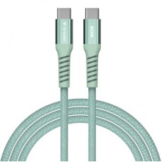 Дата кабель USB-C to USB-C 1.2m Magnetic 60 W green Verbatim (31864) - Фото