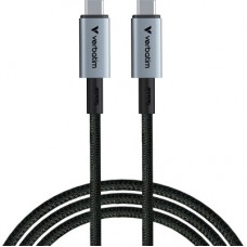 Дата кабель USB-C to USB-C 1.2m 240W black Verbatim (31847) - Фото