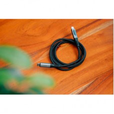 Дата кабель USB-C to USB-C 1.2m with display 100W black Verbatim (31848) - Фото