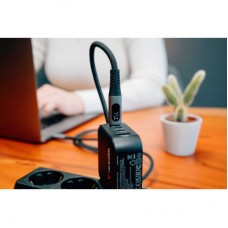 Дата кабель USB-C to USB-C 1.2m with display 240W black Verbatim (31849) - Фото