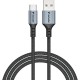Дата кабель USB 2.0 AM to USB-C 1.2m black Verbatim (31843)