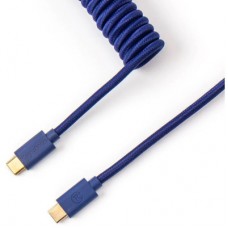 Дата кабель USB 2.0 AM to USB-C 1.36m Coiled blue Keychron (CABL_KEYCHRON)