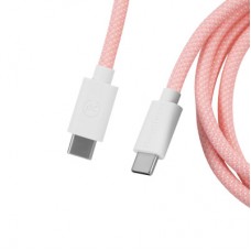 Дата кабель USB-C + USB A to USB-C 1.36m Coiled Aviator pink Keychron (CAB15_KEYCHRON) - Фото