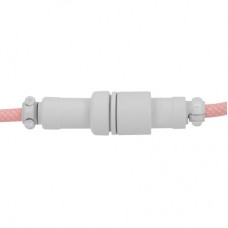 Дата кабель USB-C + USB A to USB-C 1.36m Coiled Aviator pink Keychron (CAB15_KEYCHRON) - Фото