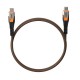 Дата кабель USB-C to USB-C 0.75m v3.2 240W Rugged double braided nylon black+orange UAG (9B4415114097) Дата кабель USB-C to USB-C 0.75m v3.2 240W Rugged double braided nylon black+orange UAG (9B4415114097)