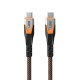 Дата кабель USB-C to USB-C 0.75m v3.2 240W Rugged double braided nylon black+orange UAG (9B4415114097) Дата кабель USB-C to USB-C 0.75m v3.2 240W Rugged double braided nylon black+orange UAG (9B4415114097)