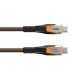 Дата кабель USB-C to USB-C 0.75m v3.2 240W Rugged double braided nylon black+orange UAG (9B4415114097) Дата кабель USB-C to USB-C 0.75m v3.2 240W Rugged double braided nylon black+orange UAG (9B4415114097)