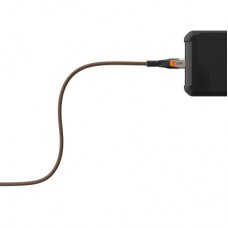Дата кабель USB-C to USB-C 0.75m v3.2 240W Rugged double braided nylon black+orange UAG (9B4415114097) Дата кабель USB-C to USB-C 0.75m v3.2 240W Rugged double braided nylon black+orange UAG (9B4415114097) - Фото