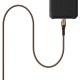 Дата кабель USB-C to USB-C 0.75m v3.2 240W Rugged double braided nylon black+orange UAG (9B4415114097) Дата кабель USB-C to USB-C 0.75m v3.2 240W Rugged double braided nylon black+orange UAG (9B4415114097)