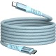 Дата кабель USB-C to USB-C 1.2m Magnetic 100 W blue Verbatim (31856)
