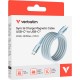 Дата кабель USB-C to USB-C 1.2m Magnetic 100 W blue Verbatim (31856) Дата кабель USB-C to USB-C 1.2m Magnetic 100 W blue Verbatim (31856)