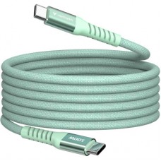 Дата кабель USB-C to USB-C 1.2m Magnetic 100 W green Verbatim (31855) - Фото