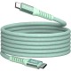 Дата кабель USB-C to USB-C 1.2m Magnetic 100 W green Verbatim (31855)