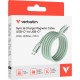 Дата кабель USB-C to USB-C 1.2m Magnetic 100 W green Verbatim (31855) Дата кабель USB-C to USB-C 1.2m Magnetic 100 W green Verbatim (31855)