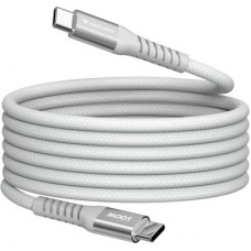 Дата кабель USB-C to USB-C 1.2m Magnetic 100W gray Verbatim (31854) - Фото