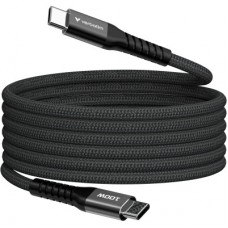 Дата кабель USB-C to USB-C 1.2m Magnetic 100 W black Verbatim (31863) - Фото