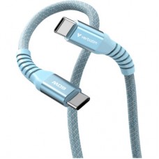 Дата кабель USB-C to USB-C 1.2m Magnetic 60W blue Verbatim (31852) - Фото