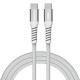Дата кабель USB-C to USB-C 1.2m Magnetic 60W gray Verbatim (31850)