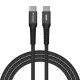 Дата кабель USB-C to USB-C 1.2m Magnetic 60W black Verbatim (31859) Дата кабель USB-C to USB-C 1.2m Magnetic 60W black Verbatim (31859)
