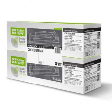 Картридж ColorWay для CANON 057 Black без чипа DUAL PACK (CW-C057FMN) - Фото