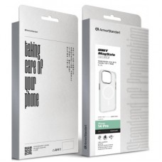 Чохол для мобільного телефона Armorstandart Unit MagSafe Apple iPhone 14 Pro Matte Clear Silver (ARM70437) Чохол для мобільного телефона Armorstandart Unit MagSafe Apple iPhone 14 Pro Matte Clear Silver (ARM70437) - Фото