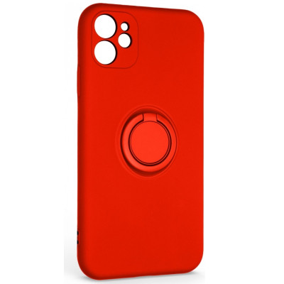 Чохол для мобільного телефона Armorstandart Icon Ring Apple iPhone 11 Red (ARM68642)