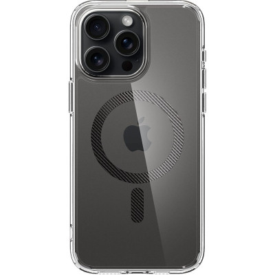 Чохол для мобільного телефона Spigen Apple iPhone 15 Pro Ultra Hybrid MagFit Carbon Fiber (ACS06717)
