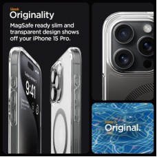 Чохол для мобільного телефона Spigen Apple iPhone 15 Pro Ultra Hybrid MagFit Carbon Fiber (ACS06717) - Фото