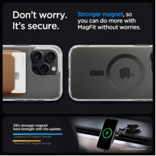 Чохол для мобільного телефона Spigen Apple iPhone 15 Pro Ultra Hybrid MagFit Carbon Fiber (ACS06717) - Фото
