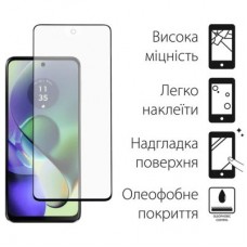 Чохол для мобільного телефона Dengos Kit for Motorola G54 case + glass (Black) (DG-KM-50) - Фото