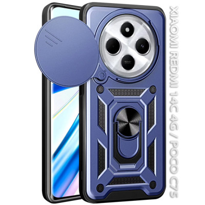 Чохол для мобільного телефона BeCover Military BeCover Xiaomi Redmi 14C 4G / Poco C75 Blue (712490)