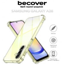 Чохол для мобільного телефона BeCover Anti-Shock Samsung Galaxy A26 SM-A266 Clear (712892) - Фото