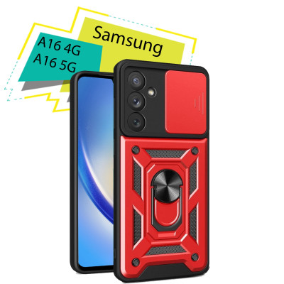 Чохол для мобільного телефона BeCover Military Samsung Galaxy A16 4G SM-A165/A16 5G SM-A166 Red (713071)