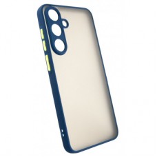 Чохол для мобільного телефона Dengos Matte Samsung Galaxy S25 Plus (Blue) (DG-TPU-MATT-163) - Фото