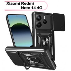 Чохол для мобільного телефона BeCover Military Xiaomi Redmi Note 14 4G Black (713451) - Фото