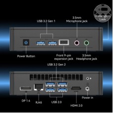 Компьютер GEEKOM Mini Air12 / N150, 16, 512, WIN11Pro (GMAir12N150-16512-EU) - Фото