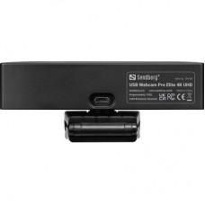 Веб-камера Sandberg Webcam Pro Elite 4K UHD (IMX258) Autofocus USB-A/USB-C Black (134-28) - Фото