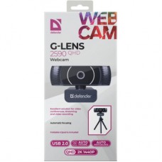 Веб-камера Defender G-lens 2590 QHD 2K 1440p Black (63113) - Фото