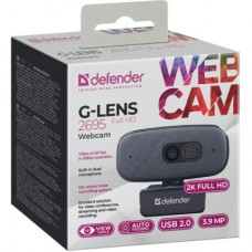 Веб-камера Defender G-lens 2695 FullHD 2K 1520p Black (63195) - Фото