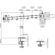 Кронштейн Gembird MA-D2-01 - Фото