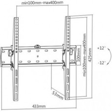 Кронштейн Gembird WM-55T-02 - Фото