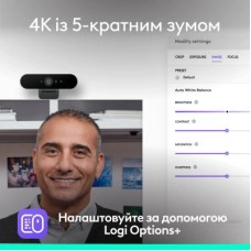 Веб-камера Logitech Brio 4K Ultra HD for Business Graphite (960-001746) - Фото