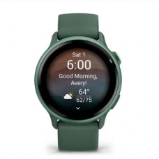 Смарт-годинник Garmin vivoactive 6, Jasper Green/J. Green Metallic, GPS смарт-годі (010-02985-02) Смарт-годинник Garmin vivoactive 6, Jasper Green/J. Green Metallic, GPS смарт-годі (010-02985-02) - Фото