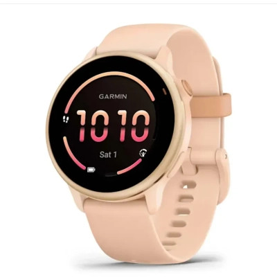 Смарт-часы Garmin vivoactive 6, Pink Dawn/P. Dawn Metallic, GPS смарт-годинник (010-02985-03)