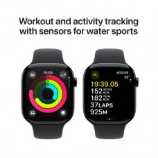 Смарт-часы Apple Watch Series 10 GPS + Cellular 42mm Natural Titanium Case with Stone Grey Sport Band - S/M - Фото
