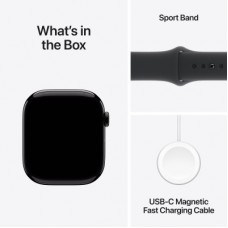 Смарт-часы Apple Watch Series 10 GPS + Cellular 42mm Natural Titanium Case with Stone Grey Sport Band - S/M - Фото