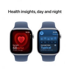 Смарт-часы Apple Watch Series 10 GPS + Cellular 42mm Gold Titanium Case with Starlight Sport Band - S/M - Фото