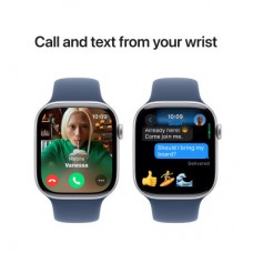 Смарт-часы Apple Watch Series 10 GPS + Cellular 42mm Gold Titanium Case with Starlight Sport Band - S/M - Фото