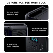 Зарядна станція Choetech BS060-EU-GY, 800 W (BS060-EU-GY) - Фото